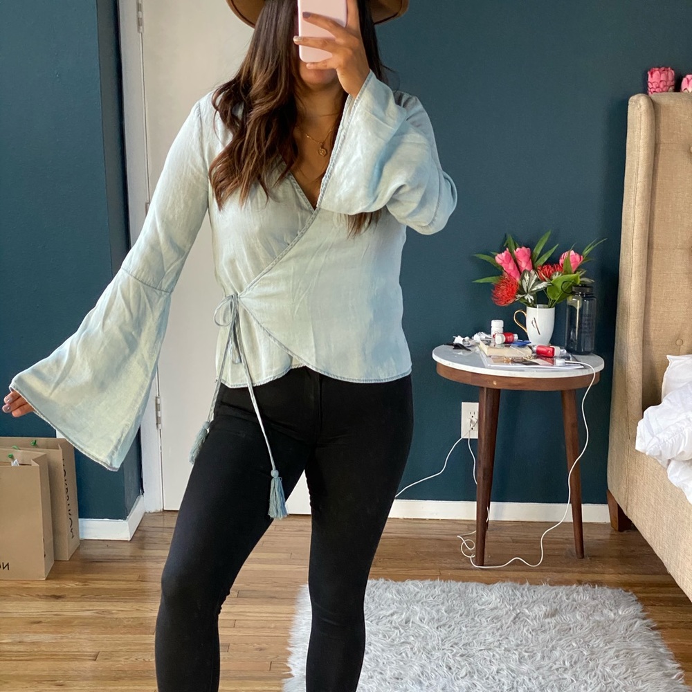 bell sleeve top